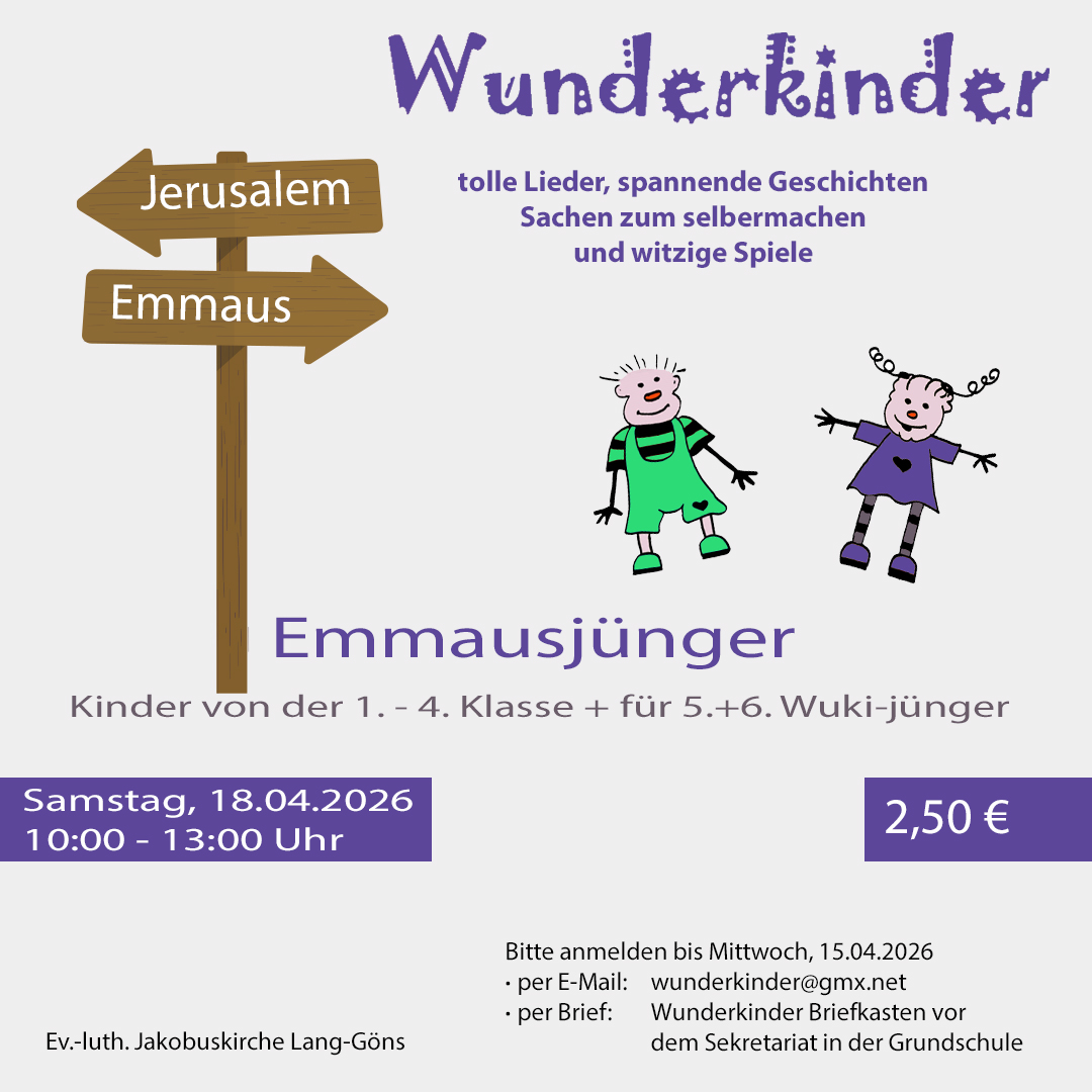 wunderkinder 18.04.2026